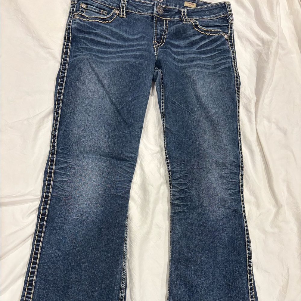 Silver Women Flare Size 32/33